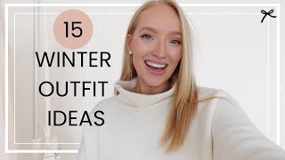 15 Winter Outfits  How to Style Jeans in Winter [upl. by Ynohtn]