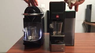 Nespresso Pixie vs Illy Y5 Iperespresso [upl. by Darrill735]