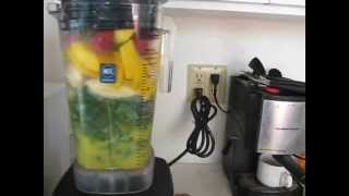 Waring Raptor MX1000XTX First Green Smoothie [upl. by Nauqaj]