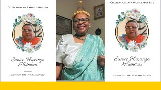 Celebrating The Life Of Eunice Hasango Kuindwa [upl. by Liliane]