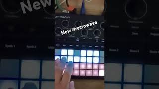 retrowave with Novation Circuit [upl. by Nosnah]