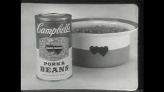 VINTAGE 1961 CAMPBELLS PORK amp BEANS COMMERCIAL BEANS BEANS THE MAGICAL FRUIT [upl. by Hortensa437]