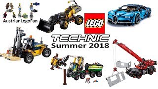 Lego Technic Summer 2018 Compilation of all Sets [upl. by Amann]