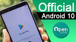 How To Install Official Open Gapps On Android 10 ROMs [upl. by Inttirb]