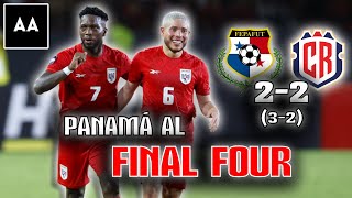 Concacaf Panamá eliminó a Costa Rica y clasifica al Final Four [upl. by Llib]