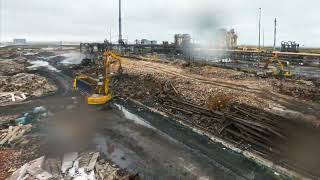 Redcar Coke Ovens Demolition September 2022 HD 1080p [upl. by Keffer741]