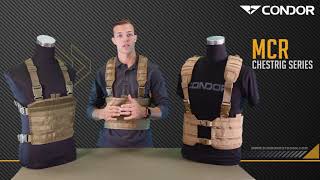 MCR Chest Rigs  MCR3 MCR4 MCR7  Condor Outdoor [upl. by Oretos77]