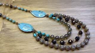 How to Make a Super Statement Necklace by Deb Floros [upl. by Liane]