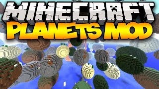 Minecraft PLANETOID Biome Planets Mod Showcase [upl. by Nodlehs]