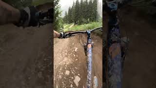 Les Gets Bike Park Piste Noir Fast Descent mtb mountainbikepark mtblife [upl. by Tegdirb924]