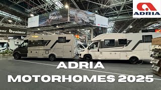 NEW Adria Motorhomes 2025 Caravan Salon Düsseldorf [upl. by Ykceb]