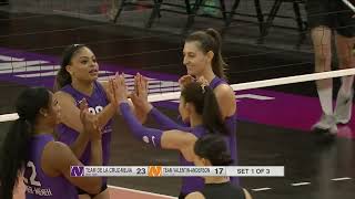 AU Pro Volleyball Game 3 Brittany Abercrombie Kill Nootsara Tomkom Assist [upl. by Euqinaj]