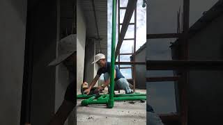 How to installation ppr pipes Water tank fitting [upl. by Eillit]