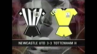 Newcastle United 33 Tottenham Hotspur 199495 [upl. by Gavrielle]