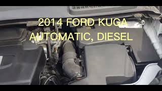 How To Change DIY 2014 Ford KUGA MK2 Battery Removal amp Replacement ALICANSTV [upl. by Lurline]