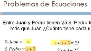 Problemas de ecuaciones ejemplo 1 [upl. by Annoed273]