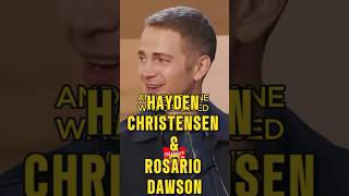 Hayden Christensen and Rosario Dawson Reconnect 🌟 Old Friends Chat shorts [upl. by Glenn602]