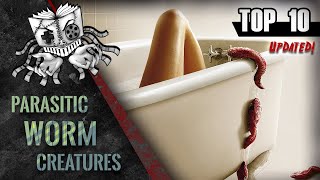 Top 10 Parasitic WormCreatures in Horror Movies UPDATED [upl. by Dira]