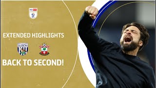 BACK TO SECOND  West Brom v Southampton extended highlights [upl. by Llednyl]