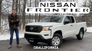 2024 Nissan Frontier S King Cab  Cheap For A Reason  Walkaround Review and Test Drive [upl. by Novelc]