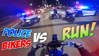 BIKERS VS COPS  Motorcycles chased by Police Compilation 2023 [upl. by Ginny40]