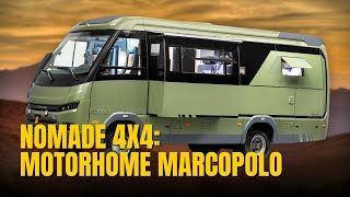 TOUR MOTORHOME NOMADE 4x4 MARCOPOLO COMPLETO [upl. by Tecil]