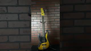 Woodcraft Electric Guitars LeftHanded JB4 Mini ShortScale 4String Electric Bass LEFTY bass [upl. by Enyawad]