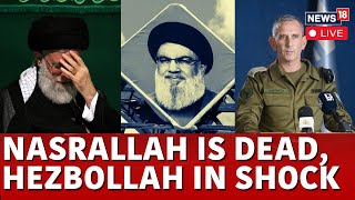 Hassan Nasrallah News LIVE  Hezbollah Leader Hassan Nasrallah Killed  IDF Boasts Killing Nasrallah [upl. by Iliak]