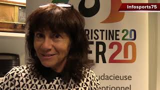 MarieChristine Cazier candidate à la Présidence de la FFA interview avec Rosario Murcia Gangloff [upl. by Dirraj]