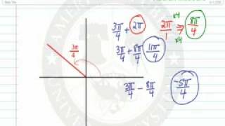 Radian Measure of Coterminal Angles [upl. by Johnette]