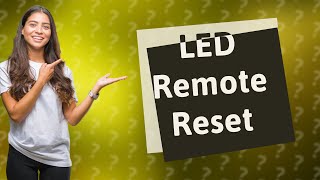 How do you reset a LED remote [upl. by Onateag]