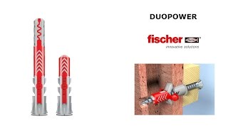 fischer DUOPOWER  двухкомпонентный дюбель [upl. by Eniarral872]