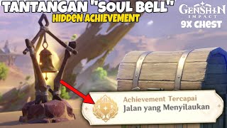 Tantangan Soul Bell  Hidden Achievement quotJalan yang Menyilaukanquot Genshin Impact v36 [upl. by Nimref211]