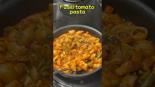 Fusili tomato pastapasta food cooking tomatosauce tomatopaste asmr noodles friedpasta [upl. by Hallam]