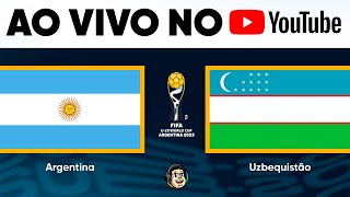 ASSISTA A ARGENTINA X UZBEQUISTÃO AO VIVO E COM IMAGENS NO YOUTUBE DA CAZÉTV [upl. by Jo-Anne]