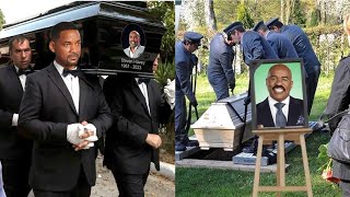 At the tragic funeral Comedian Steve Harvey ends at 67 His departure left fan in shock [upl. by Aysab]