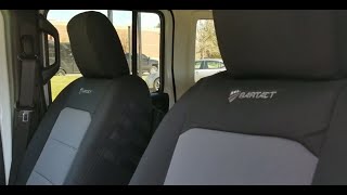 Bartact Seat Covers on a Jeep Wrangler JL [upl. by Oiratno]