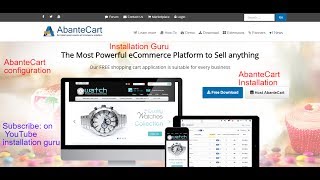 How to install AbanteCart and Configure Front end amp Backend Overview [upl. by Bradleigh]