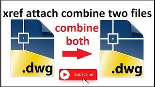 How to use xref reference files and combine each other [upl. by Elisabeth]