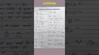 clausiusclapeyron equation🔥 Bsc 2nd year chemistry [upl. by Wentworth]