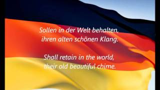 German National Anthem  quotDas Deutschlandliedquot DEEN [upl. by Ahsemaj534]