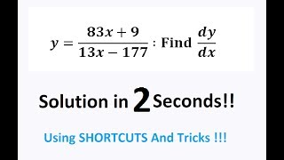 CALCULUS Fast Shortcuts For Differentiation and Integration  Class 12 [upl. by Ebsen131]