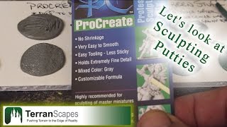 TerranScapes  Sculpting Putties Review  Milliput GreenStuff Procreate [upl. by Ayna]