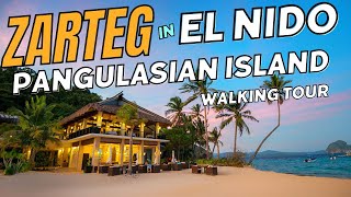 Walking Tour  Pangulasian Island  El Nido Resort  Beach Villa [upl. by Enirrok]