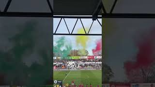 Landskrona BoIS tifo mot Degerfors [upl. by Affra]