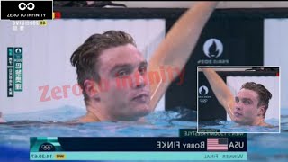 Bobby finke 1500 olympics bobby finke swimming 1500m world record  swimming Olympic 2024 bobby [upl. by Ribak13]