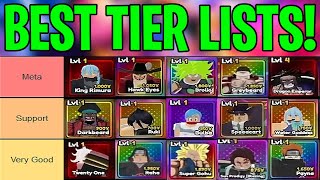 TOP 7 ANIME REBORN TIER LISTS ROBLOX BEST UNITS amp META UNITS IN STORY MODE amp INFINITE [upl. by Belva46]