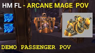 Ulduar Flame Leviathan HM 25 man  Arcane Mage amp Demolisher Passenger POV [upl. by Nami]