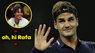 Federer was so GENIUS even Nadal went to SEE Him Play [upl. by Avilla]