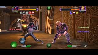 Silk solo Longshot Boss  Thronebreaker  12 SPARKLE AND SHINE  EQ  MCOC [upl. by Alpheus]